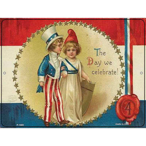 The Day We Celebrate Vintage Poster Wholesale Parking Sign