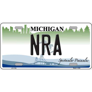 NRA Michigan Wholesale Novelty License Plate