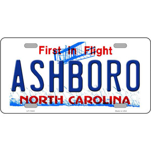 Ashboro North Carolina Wholesale Novelty License Plate