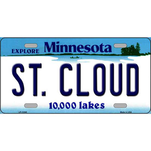 St Cloud Minnesota State Novelty Wholesale License Plate