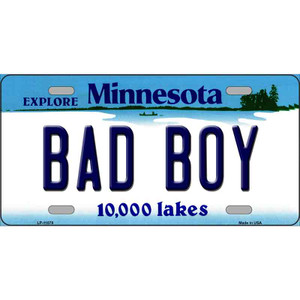 Bad Boy Minnesota State Novelty Wholesale License Plate
