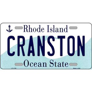 Cranston Rhode Island State License Plate Novelty Wholesale License Plate