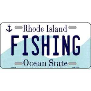 Fishing Rhode Island State License Plate Novelty Wholesale License Plate