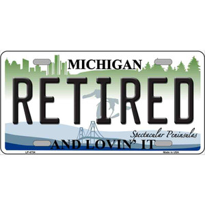 Retired Michigan State Wholesale Metal Novelty License Plate