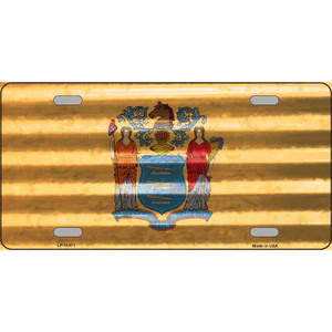 New Jersey Corrugated Flag Wholesale Novelty License Plate