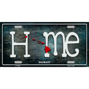 Hawaii Home State Outline Wholesale Novelty License Plate