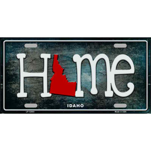 Idaho Home State Outline Wholesale Novelty License Plate