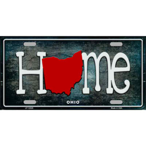 Ohio Home State Outline Wholesale Novelty License Plate