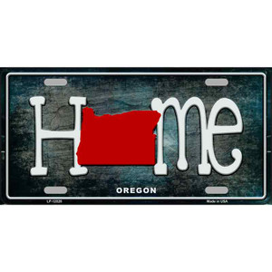 Oregon Home State Outline Wholesale Novelty License Plate