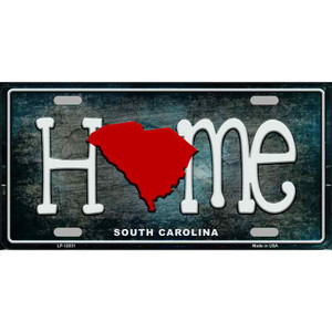 South Carolina Home State Outline Wholesale Novelty License Plate