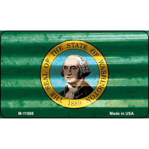 Washington Corrugated Flag Wholesale Novelty Magnet M-11988
