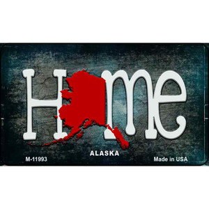 Alaska Home State Outline Wholesale Novelty Magnet M-11993