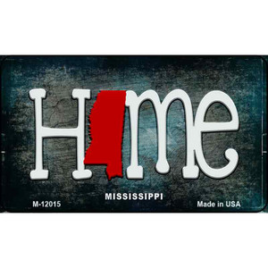 Mississippi Home State Outline Wholesale Novelty Magnet M-12015