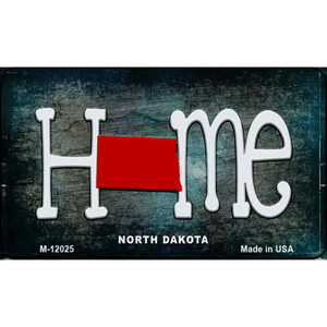 North Dakota Home State Outline Wholesale Novelty Magnet M-12025