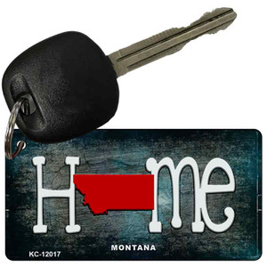 Montana Home State Outline Wholesale Novelty Key Chain