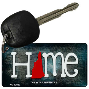 New Hampshire Home State Outline Wholesale Novelty Key Chain