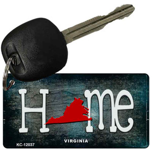 Virginia Home State Outline Wholesale Novelty Key Chain