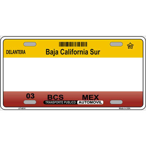 Baja California Sur Novelty Wholesale Metal License Plate