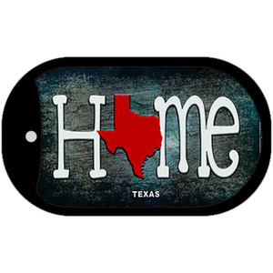 Texas Home State Outline Wholesale Novelty Dog Tag Necklace