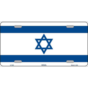 Israel Flag Wholesale Metal Novelty License Plate