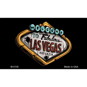 Welcome To Las Vegas Novelty Wholesale Metal Magnet M-5136