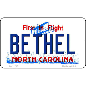 Bethel North Carolina Wholesale State Magnet M-11745