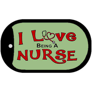 I Love Being A Nurse Wholesale Metal Novelty Dog Tag Kit