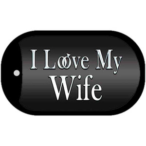 I Love My Wife Wholesale Metal Novelty Dog Tag Kit