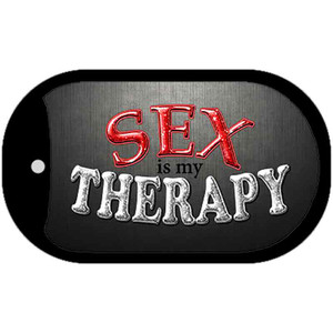 Sex Is My Therapy Wholesale Novelty Dog Tag Kit