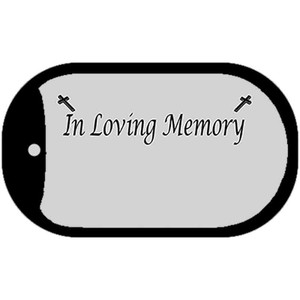 In Loving Memory Gray Wholesale Metal Novelty Dog Tag Kit