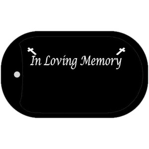 In Loving Memory Black Wholesale Metal Novelty Dog Tag Kit