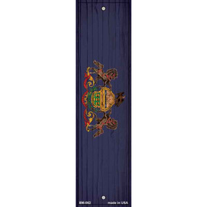 Pennsylvania Flag Wholesale Novelty Metal Bookmark BM-062