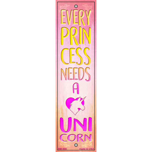 Princess and Unicorn Wholesale Novelty Metal Bookmark BM-088