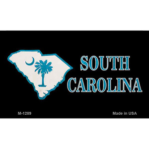 South Carolina Outline Flag Wholesale Novelty Metal Magnet M-1289