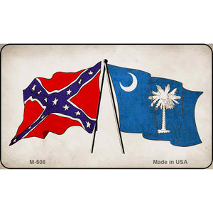 Confederate / South Carolina Wholesale Novelty Metal Magnet M-508