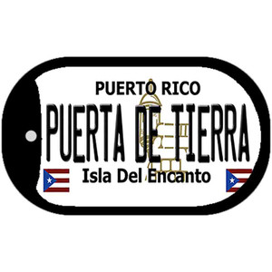 Puerta De Tierra Puerto Rico Wholesale Novelty Metal Dog Tag Necklace