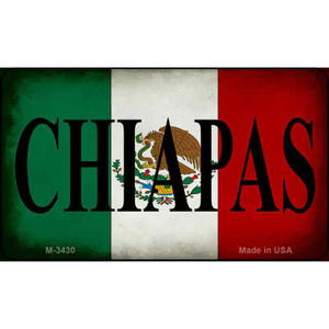 Chiapas Mexico Flag Wholesale Novelty Metal Magnet M-3430