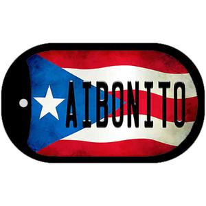 Aibonito Puerto Rico State Flag Wholesale Novelty Metal Dog Tag Necklace