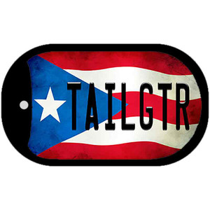 Tailgtr Puerto Rico State Flag Wholesale Novelty Metal Dog Tag Necklace