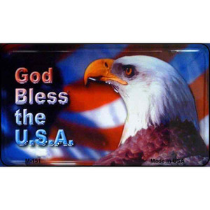 God Bless The USA Wholesale Novelty Metal Magnet M-151