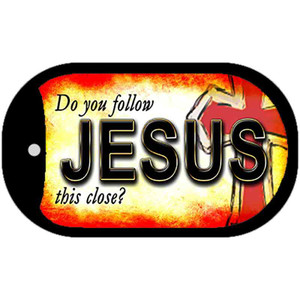 Follow Jesus Wholesale Novelty Metal Dog Tag Necklace