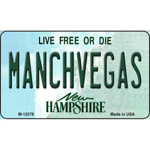 Manchvegas New Hampshire State Wholesale Novelty Metal Magnet M-12076