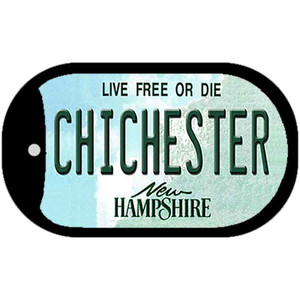 Chichester New Hampshire State Wholesale Novelty Metal Dog Tag Necklace