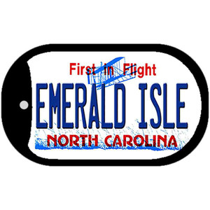 Emerald Island North Carolina State Wholesale Novelty Metal Dog Tag Necklace