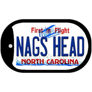 Nags Head North Carolina State Wholesale Novelty Metal Dog Tag Necklace