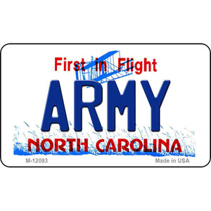 Army North Carolina State Wholesale Novelty Metal Magnet M-12093