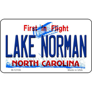 Lake Norman North Carolina State Wholesale Novelty Metal Magnet M-12106