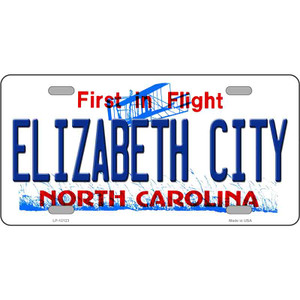 Elizabeth City North Carolina State Wholesale Novelty Metal License Plate