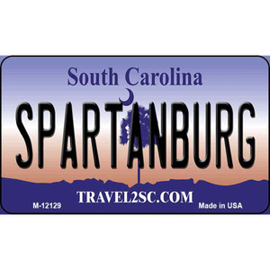 Spartanburg South Carolina State Wholesale Novelty Metal Magnet M-12129