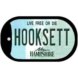 Hooksett New Hampshire Wholesale Novelty Metal Dog Tag Necklace